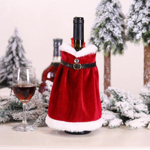 Christmas Wine Bottle Cover - Fashionsarah.com