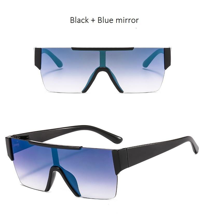 Fashionsarah.com One Lens Mirror Sunglasses