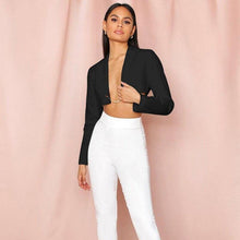 Load image into Gallery viewer, Blazer Cropped Top - Fashionsarah.com