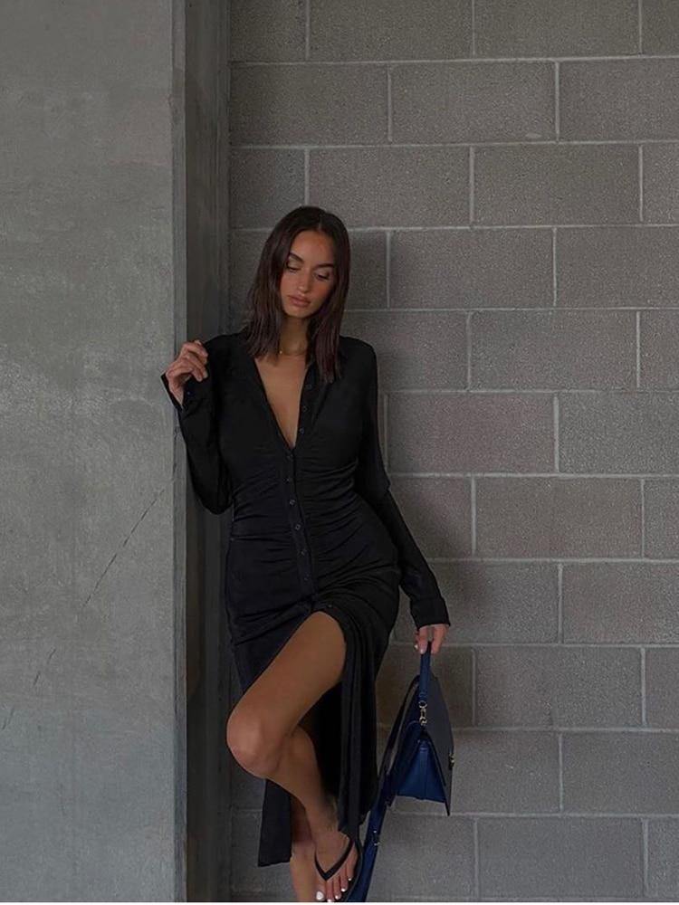 Streetwear Button Dresses | Fashionsarah.com