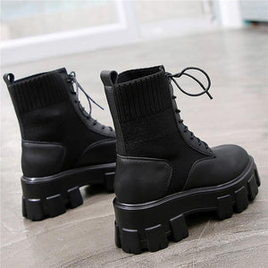 Chunky Style Boots - Fashionsarah.com