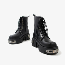 Load image into Gallery viewer, Women&#39;s Motorcycle Boot - Fashionsarah.com