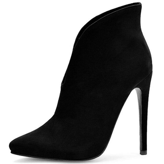 Fashionsarah.com Pointed Toe Spring Boots