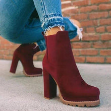 Load image into Gallery viewer, Winter Platform Ankle Boots - Fashionsarah.com