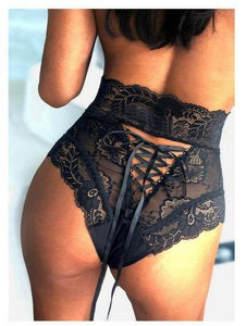 High-waist lace panties - Fashionsarah.com