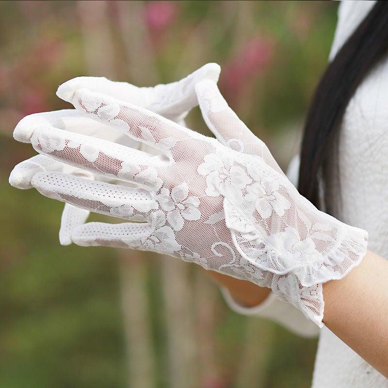 Fashionsarah.com Lace Lotus Leaf Gloves