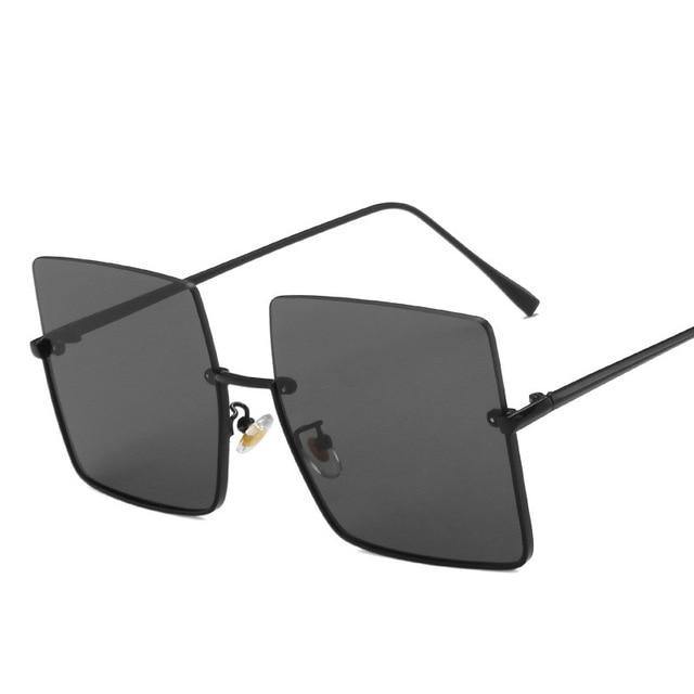 Fashionsarah.com Metal Semi-rimless Sunglasses