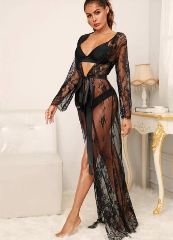 Slim Lace Robe | Fashionsarah.com