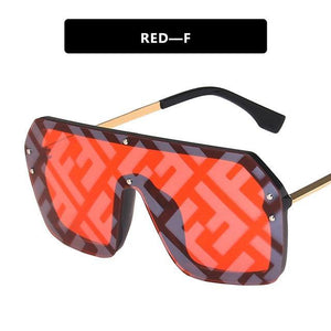 Oversized Mirror Sunglasses - Fashionsarah.com