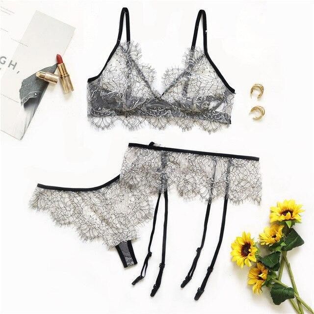 Lingerie Set with Garter | Fashionsarah.com