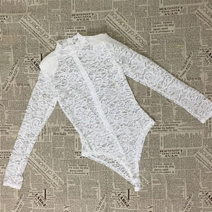 Lace Bodysuit with Pants - Fashionsarah.com