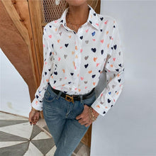 Load image into Gallery viewer, Allover Heart Shirt - Fashionsarah.com