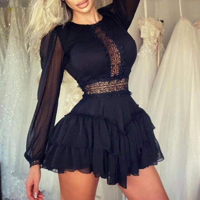 Fashionsarah.com Ruffles Mini Dress