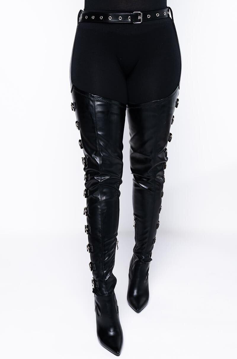 Fashionsarah.com Leather Over Knee Boots