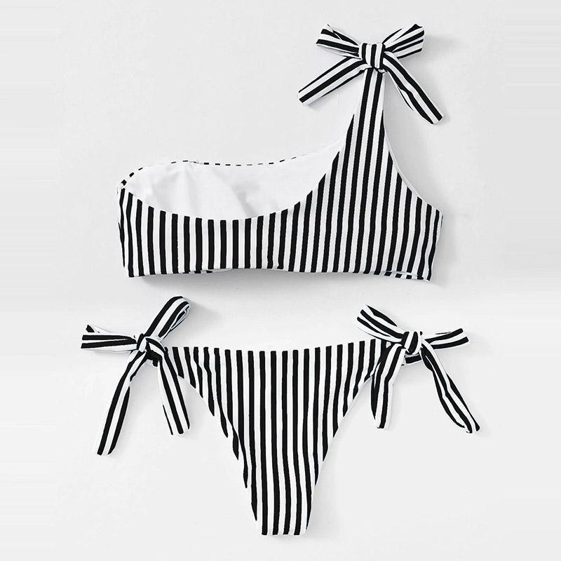 Striped Push Up Bikini | Fashionsarah.com