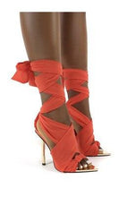 Load image into Gallery viewer, New Cross Tied Heels - Fashionsarah.com