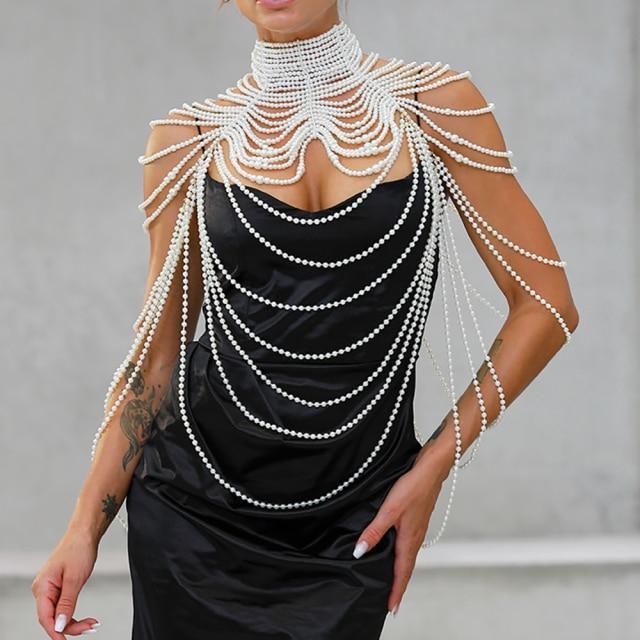 Fashionsarah.com Pearl Body Jewelry