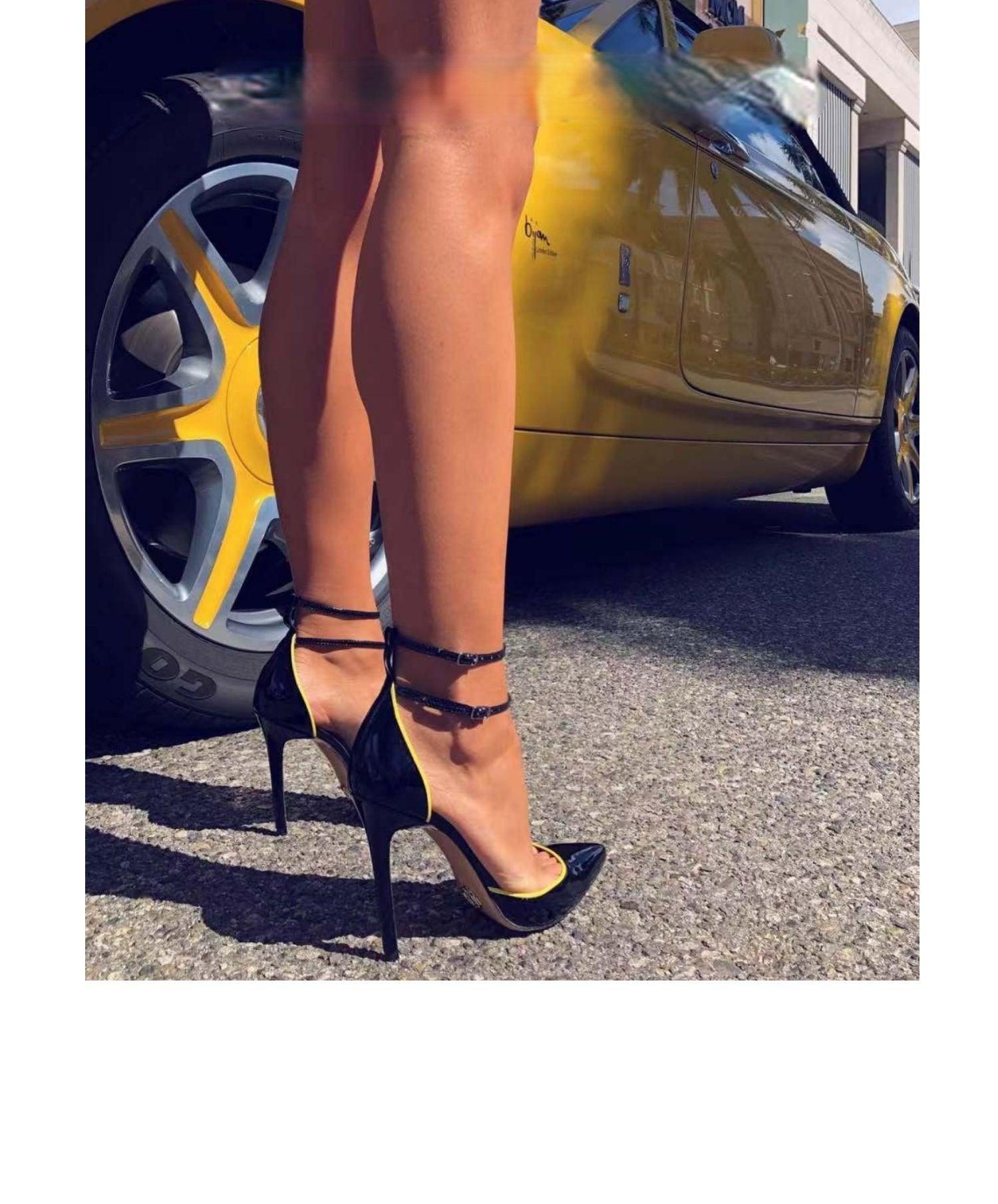 Belt Buckle Mid-heels | Fashionsarah.com