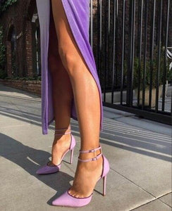 Belt Buckle Mid-heels - Fashionsarah.com
