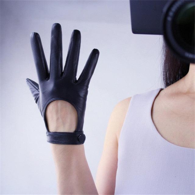 Fashionsarah.com Short Leather Gloves