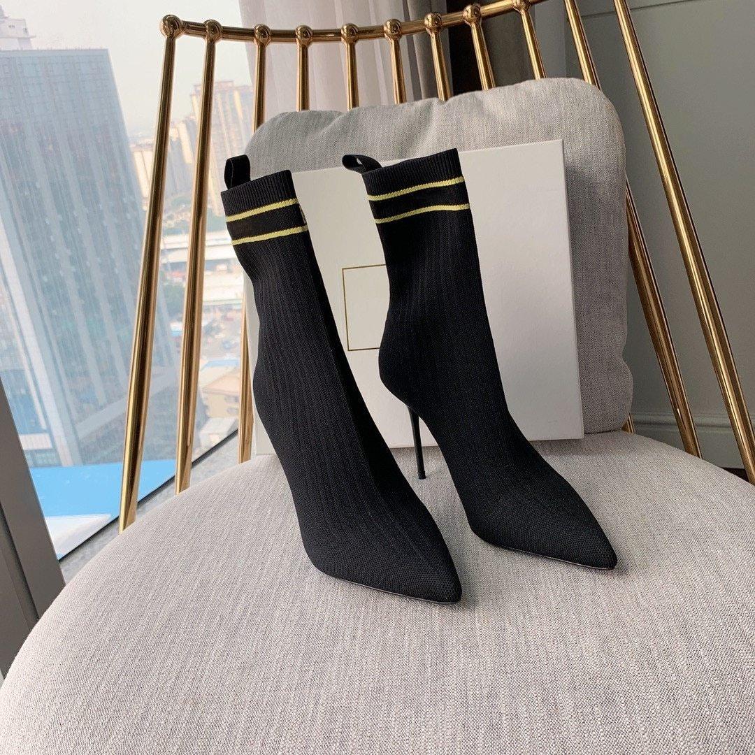 Fashionsarah.com New Mid-Calf Sock Boots