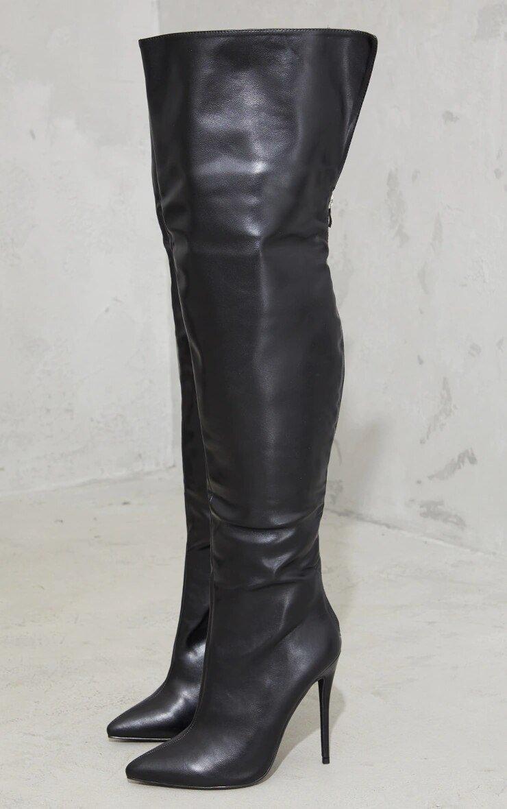 Fashionsarah.com High Loose Leather Boots