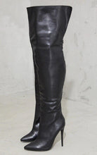 Load image into Gallery viewer, High Loose Leather Boots - Fashionsarah.com