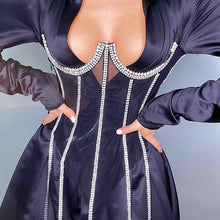 Load image into Gallery viewer, Luxury Corset Top with Rhinestone - Fashionsarah.com