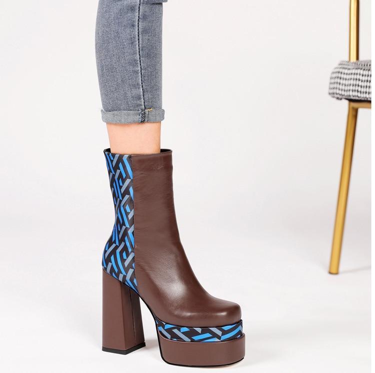 Geometric Ankle Boots | Fashionsarah.com