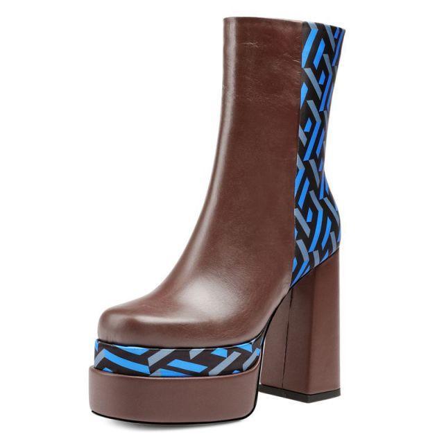 Geometric Ankle Boots | Fashionsarah.com