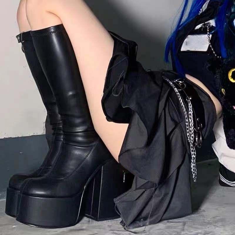 Fashionsarah.com Chunky Platform Winter Boots