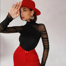 Load image into Gallery viewer, Elegant High Neck Bodysuit - Fashionsarah.com