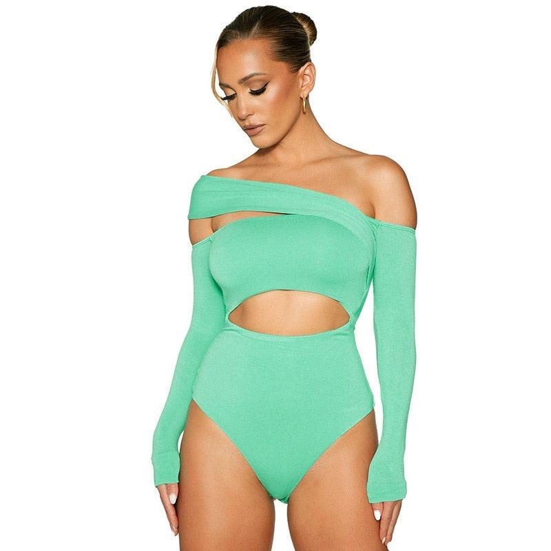 Fashionsarah.com Elegant Cut Out Bodysuit