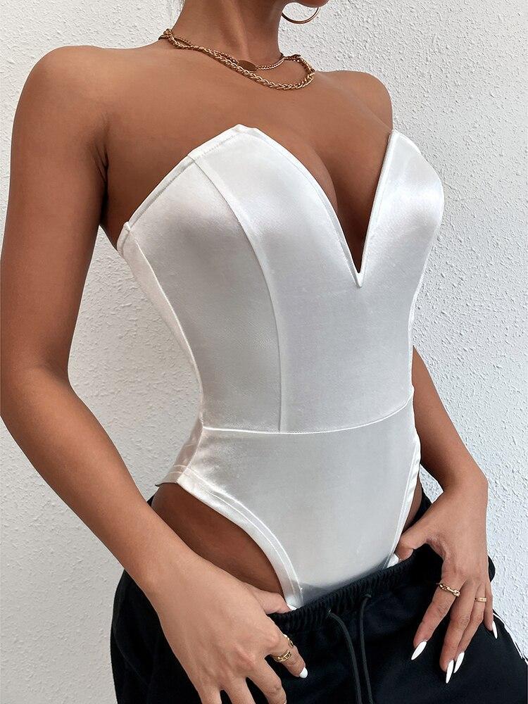 Strapless Slim Bodysuits | Fashionsarah.com