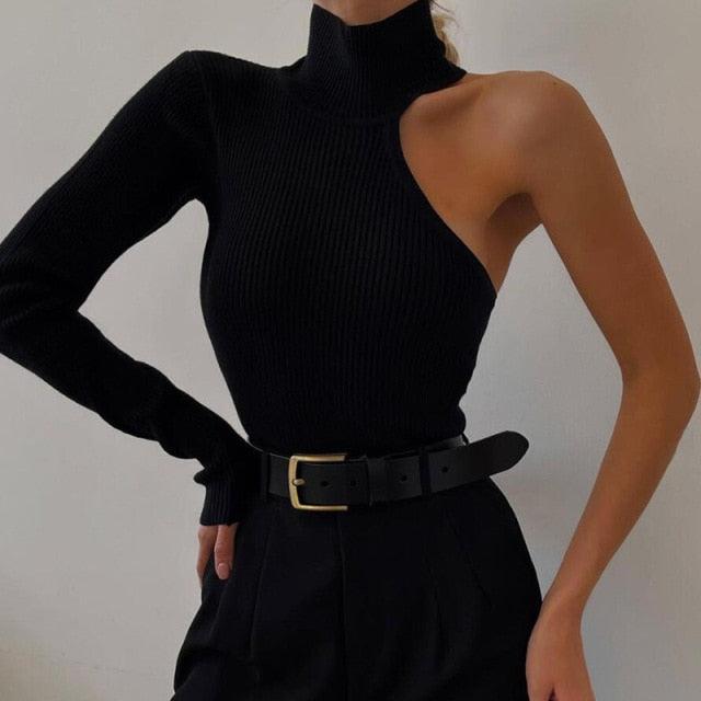 Fashionsarah.com Ribbed Elegant Bodysuit