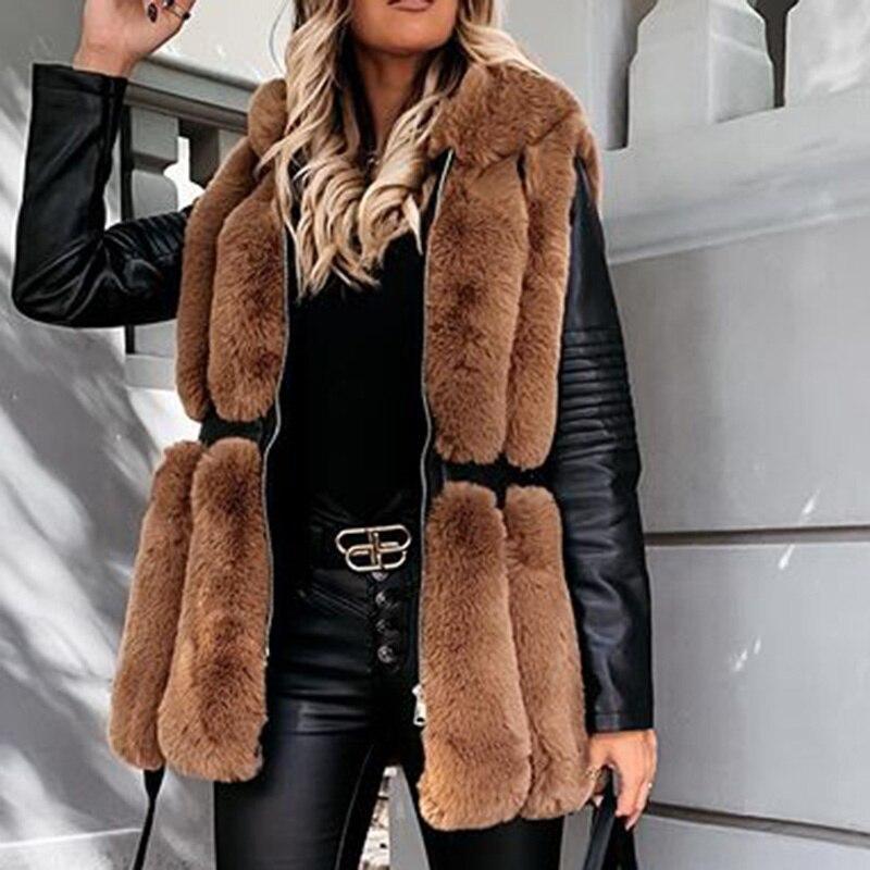 Elegant Tie Belt Leather Coats | Fashionsarah.com