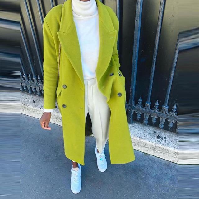 Women Streetstyle Loose Overcoats | Fashionsarah.com