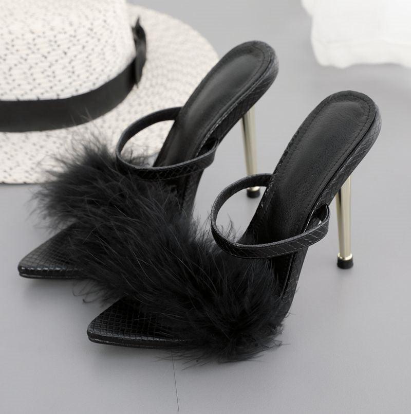 New Fluffy Heels | Fashionsarah.com