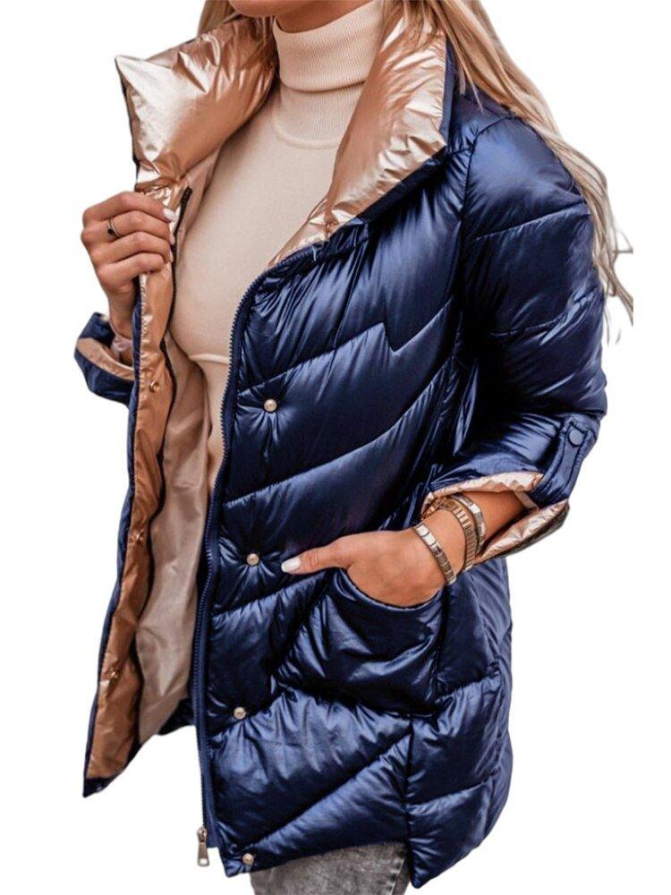 Fashionsarah.com Glossy Warm Coats