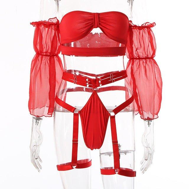 Fashionsarah.com Perl Slash Lingerie Set