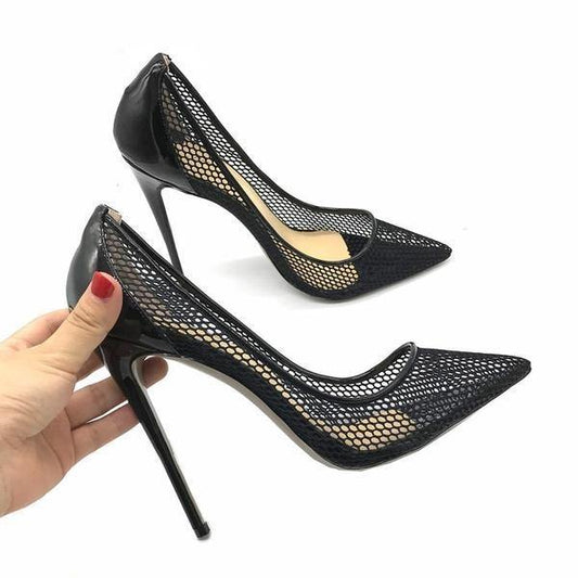 NEW Black Leather Heels! | Fashionsarah.com