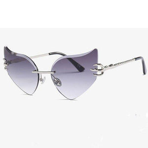 Rimless Cat Sunglasses - Fashionsarah.com