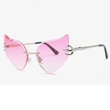 Load image into Gallery viewer, Rimless Cat Sunglasses - Fashionsarah.com