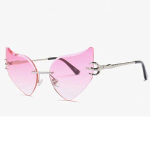 Rimless Cat Sunglasses - Fashionsarah.com