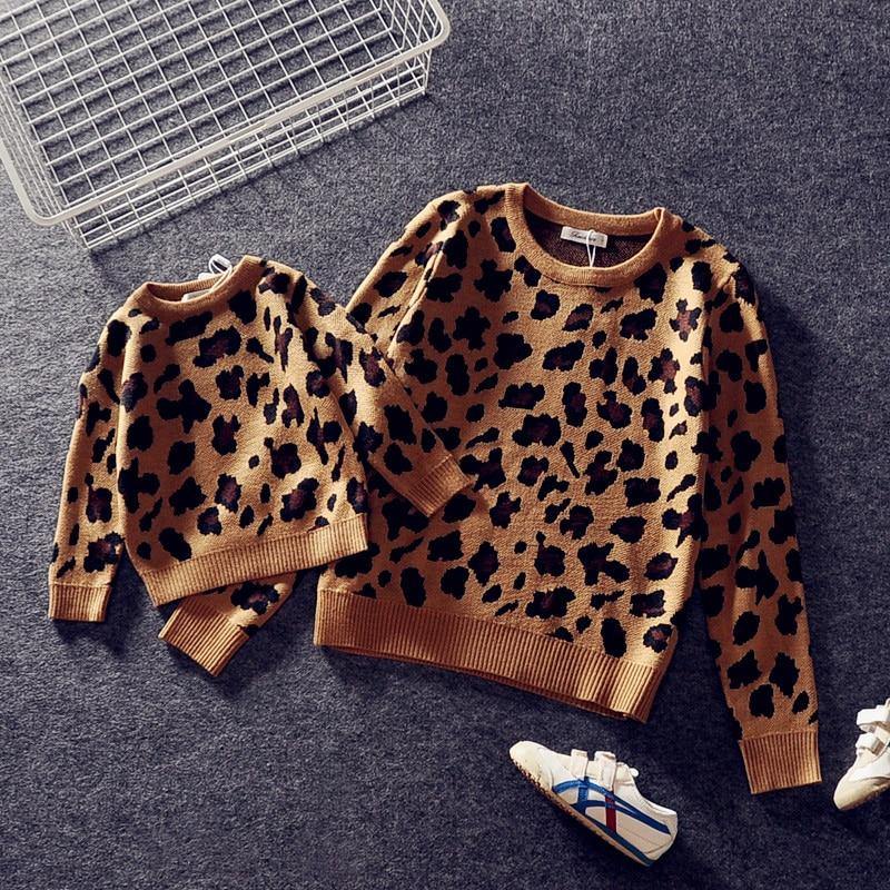 Fashionsarah.com Family Leopard Sweaters
