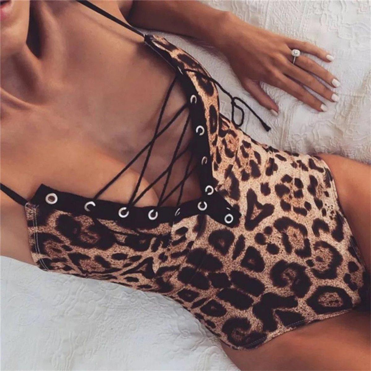 Sexy Leopard Bodysuit | Fashionsarah.com