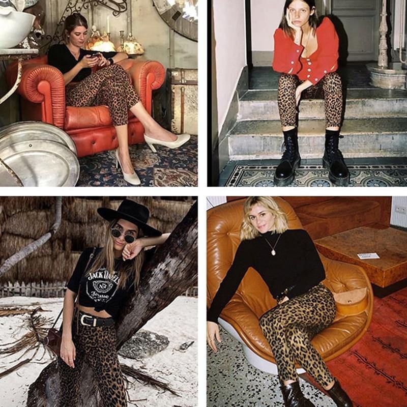 Women Pencil Leopard Pants | Fashionsarah.com