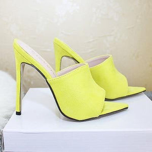 Candy Fur Heels - Fashionsarah.com