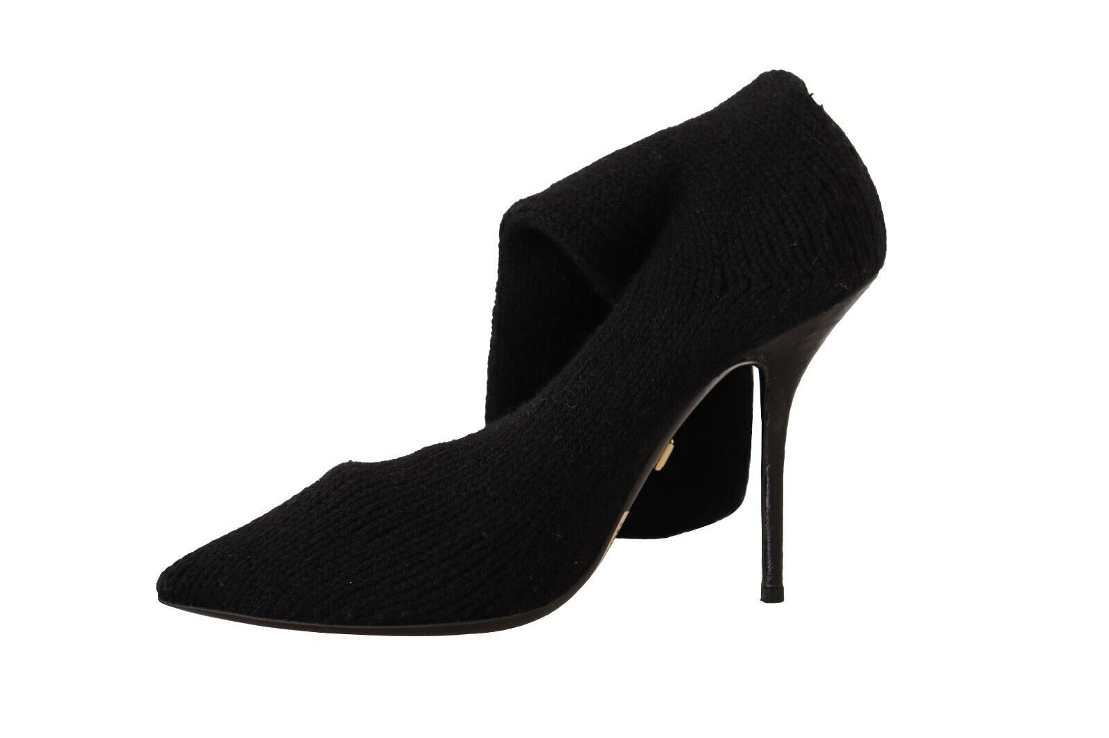 Fashionsarah.com Fashionsarah.com Dolce & Gabbana Black Stretch Socks Knee High Booties Shoes