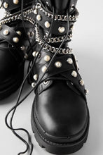 Load image into Gallery viewer, Lace-Up Ankle Moto Boots - Fashionsarah.com